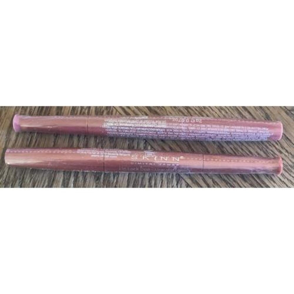 Skinn Cosmetics (2)Lip Lock Duo Liner and Lipstick Pretty in Pink & Muted Coral